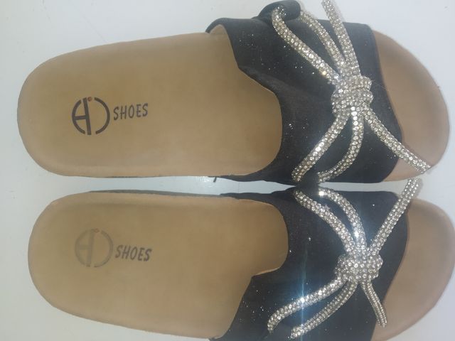 Sandalias mujer con pedrería talla 36