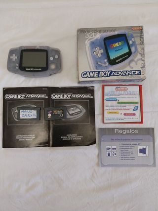 Game Boy Advance azul transparente