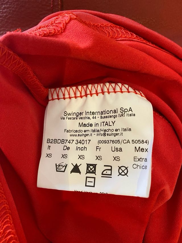 Canotta Byblos Donna XS Rossa Nuova