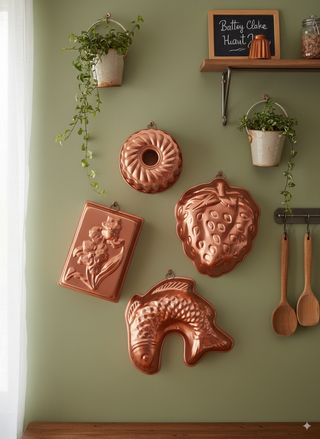 Moldes de cobre para repostería