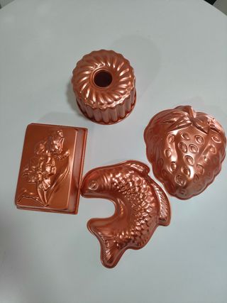 Moldes de cobre para repostería