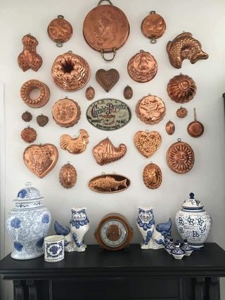 Moldes de cobre para repostería