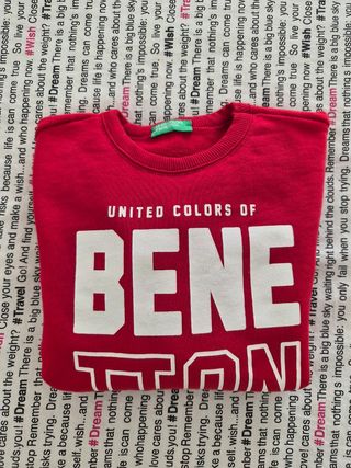 Felpa Benetton 7-8 anni