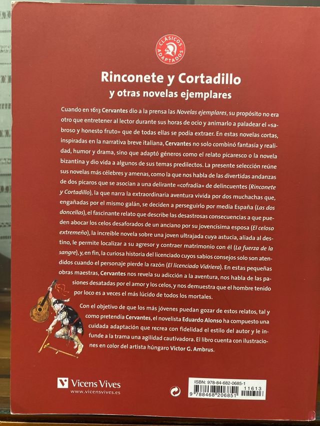 Rinconete Y Cortadillo Y Otras Novelas Ejemplar...