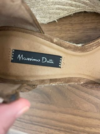Alpargatas Massimo Dutti Marrones