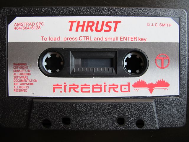 Thrust AMSTRAD cinta Firebird completo