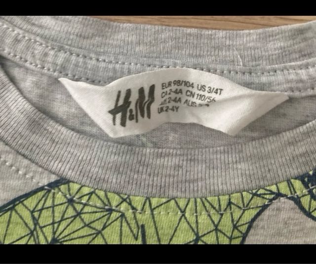 Lote 3 Camisetas Manga Corta 2-3 Años