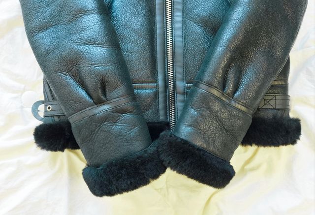 Schott B-3 Chaqueta Talla S Negra