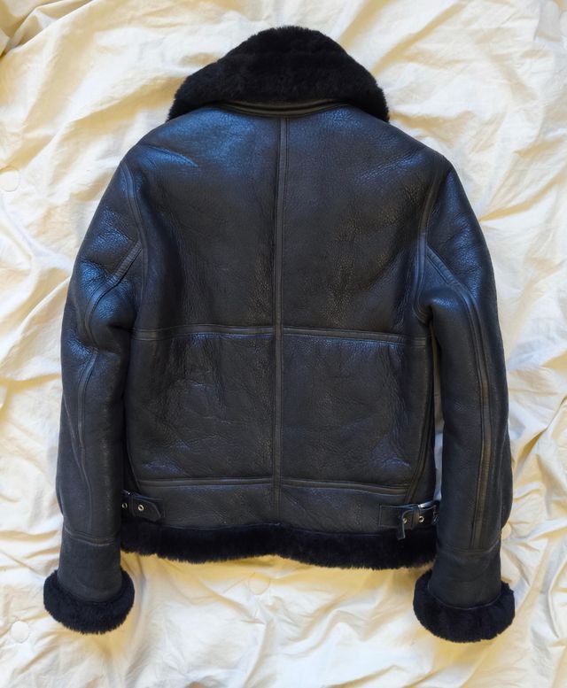 Schott B-3 Chaqueta Talla S Negra