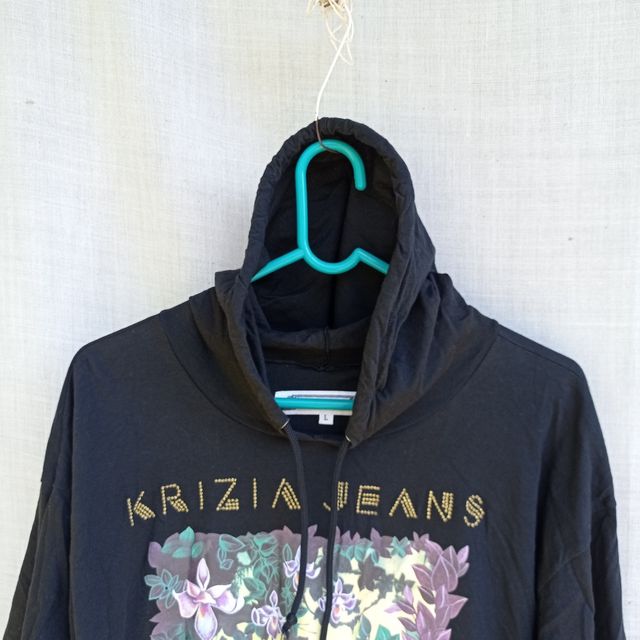 T-shirt Krizia Jeans vintage nera