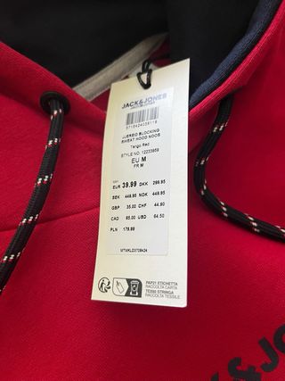 Sudadera Jack & Jones Talla M chico varias unidade