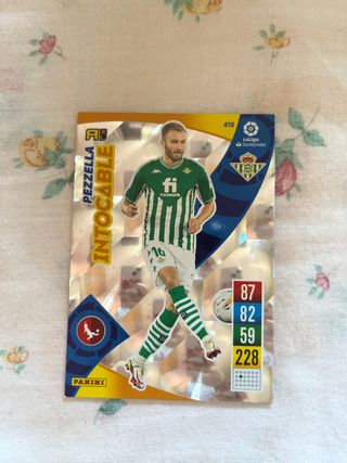 Cromo Adrenalyn 21/22 Pezzella 419 Betis Intocable