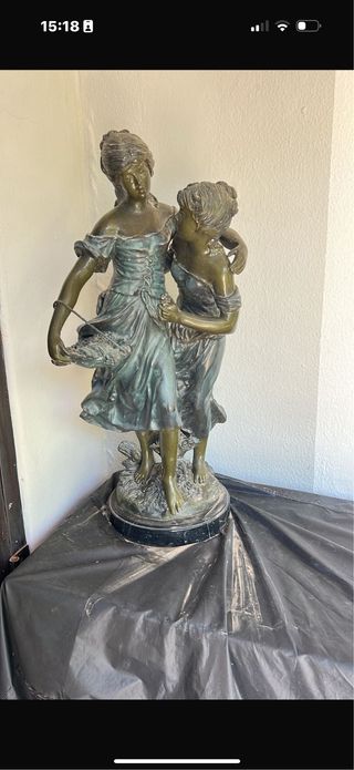 Escultura de Bronce Figuras TWO SISTERS