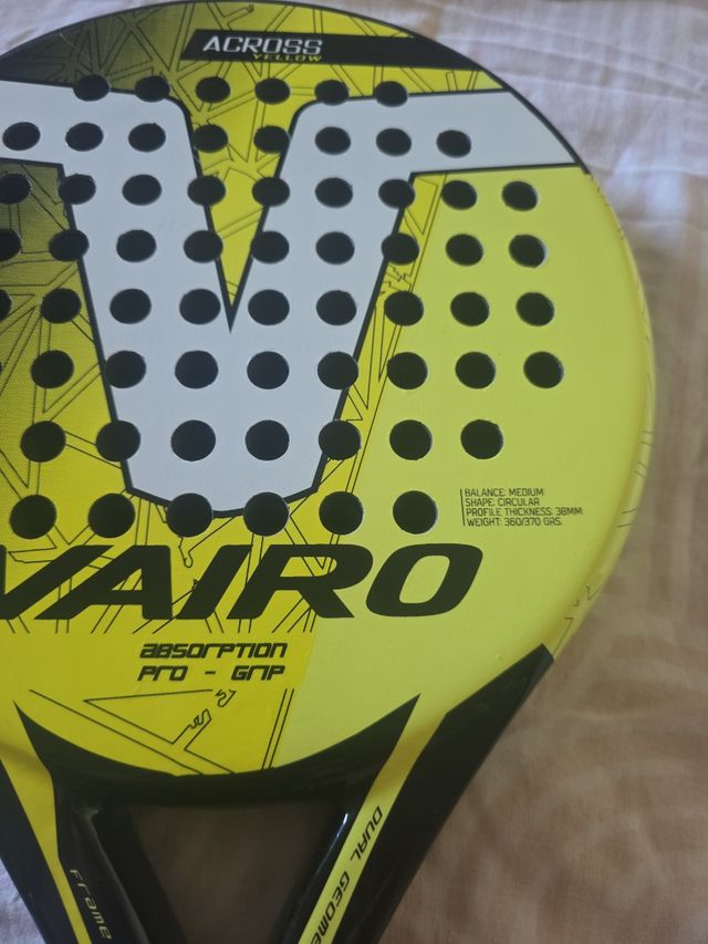 Pala de pádel Vairo Across NUEVA