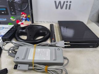 Nintendo Wii Mario Kart Pack Negro