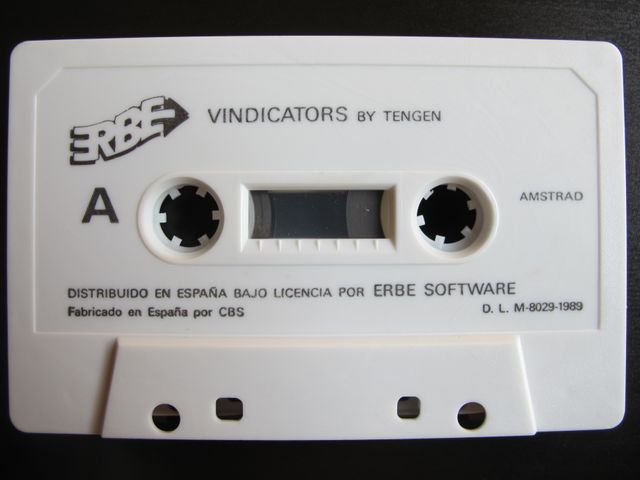 Vindicators AMSTRAD cinta Tengen Erbe