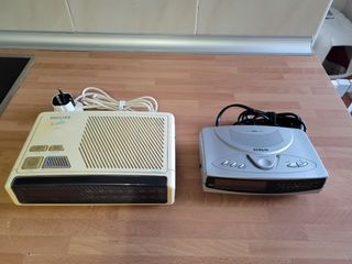Despertador Radio Ecron AM/FM Plata Y otro Philips