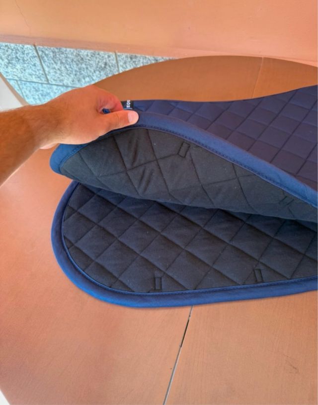 Sottosella da equitazione blu