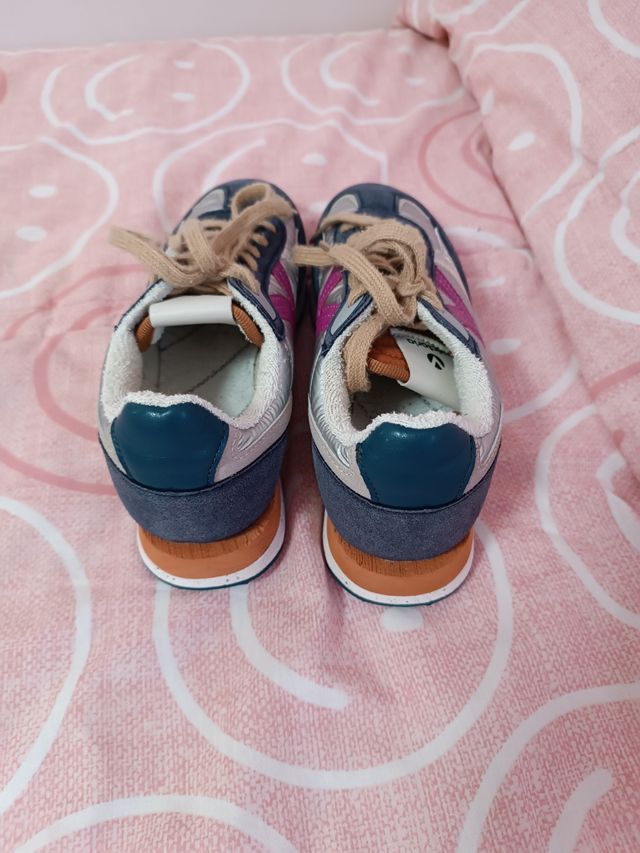 Zapatillas Victoria Mujer Azul y Rosa