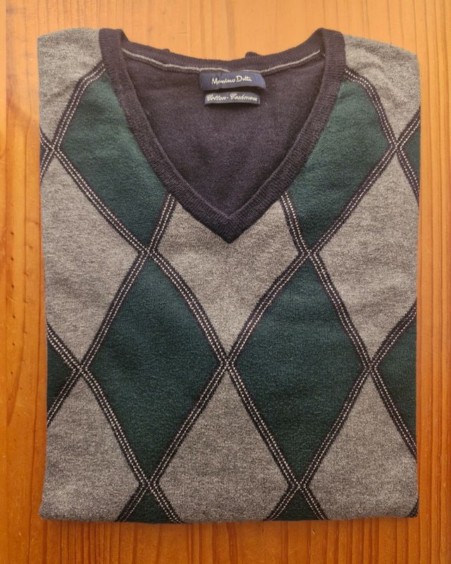 Jersey Massimo Dutti chico argyle