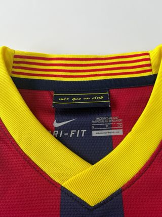 Camiseta FC Barcelona 2013 2014 Andrés Iniesta #8 