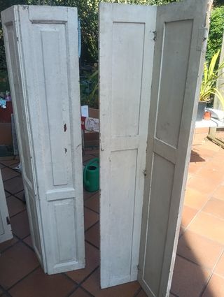 Contraventanas de madera antiguas 156x31