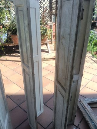 Contraventanas de madera antiguas 156x31