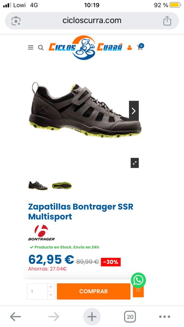 Zapatillas ciclismo Bontrager SSR T-44