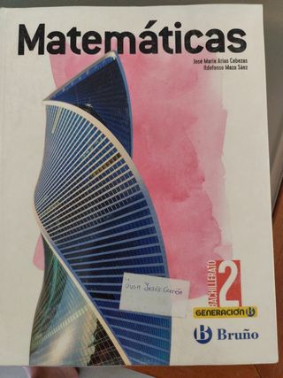 Generación B Matemáticas 2 Bachillerato