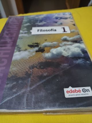 Filosofía 1 bachillerato editorial Edebé