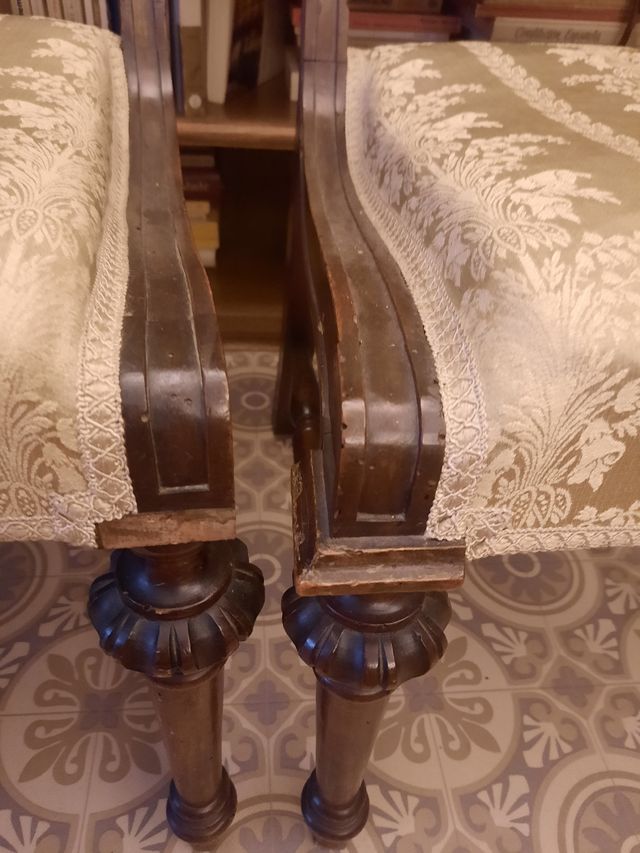 Butacas estilo inglés (3 unidades)