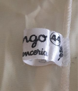 Combinación pantalón interior beige