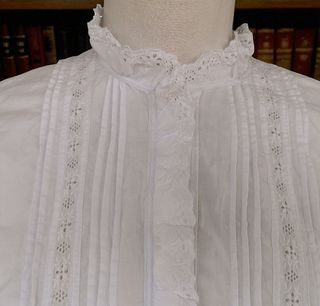 Blusa Victoriana Antigua algodón 