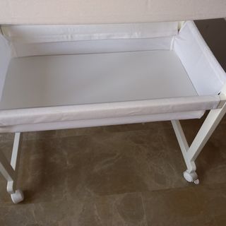 Bañera cambiador  bebé madera blanca Mi Cuna__