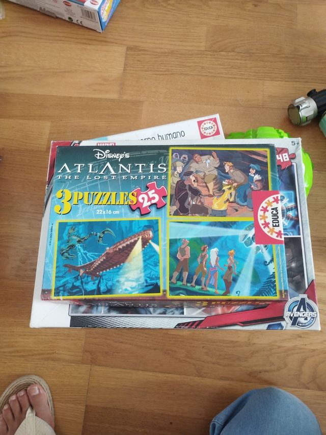 Disney Atlantis El Imperio Perdido Puzzles Educa