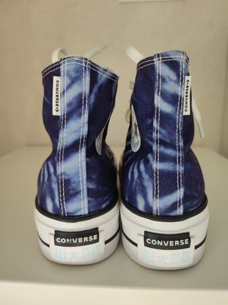 Converse Plataforma Tie Dye Azul