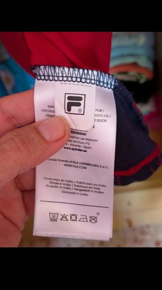 Camiseta Fila Color Block