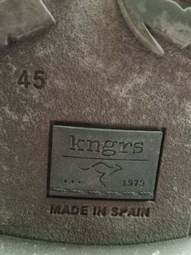 Botas de couro para homem