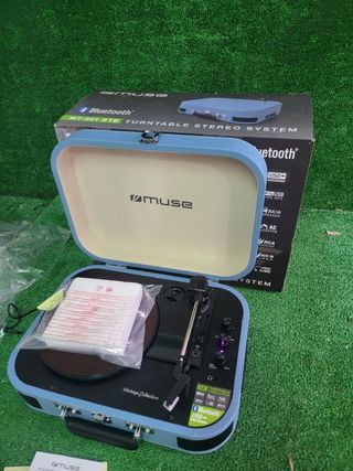 Giradiscos Muse MT-201 BTB azul