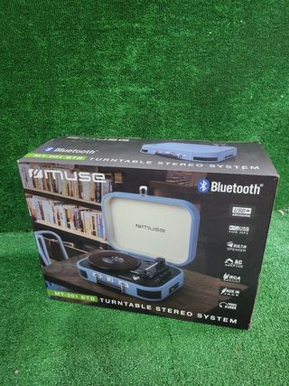 Giradiscos Muse MT-201 BTB azul