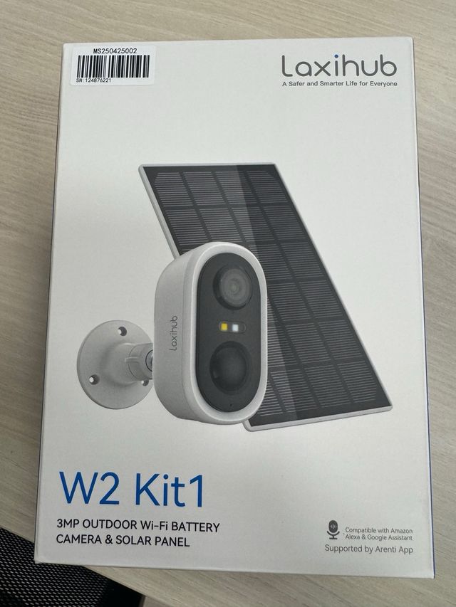 Cámara de Seguridad Solar Laxihub 1296P FHD