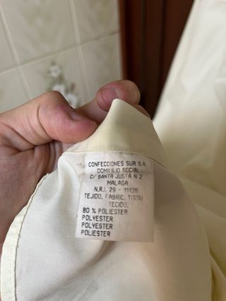 Camisa Yves Saint Laurent Vintage Talla XL Amarill