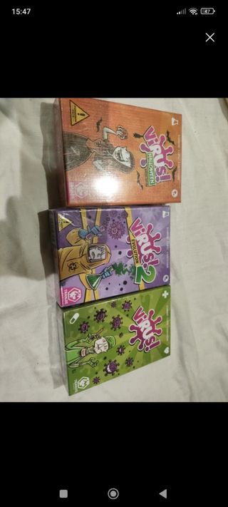 3 Juegos de Mesa VIRUS