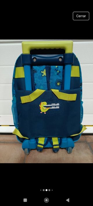 Mochila Totto Dinosaurio con ruedas