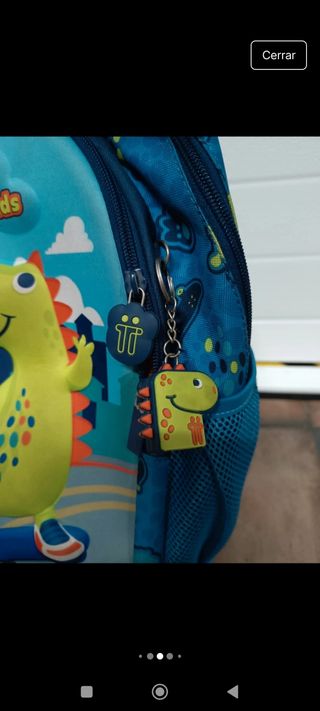Mochila Totto Dinosaurio con ruedas