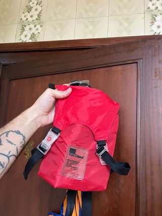 Bandolera Diesel Roja Vintage