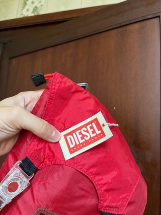 Bandolera Diesel Roja Vintage