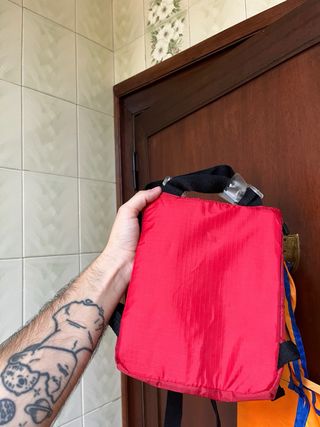 Bandolera Diesel Roja Vintage