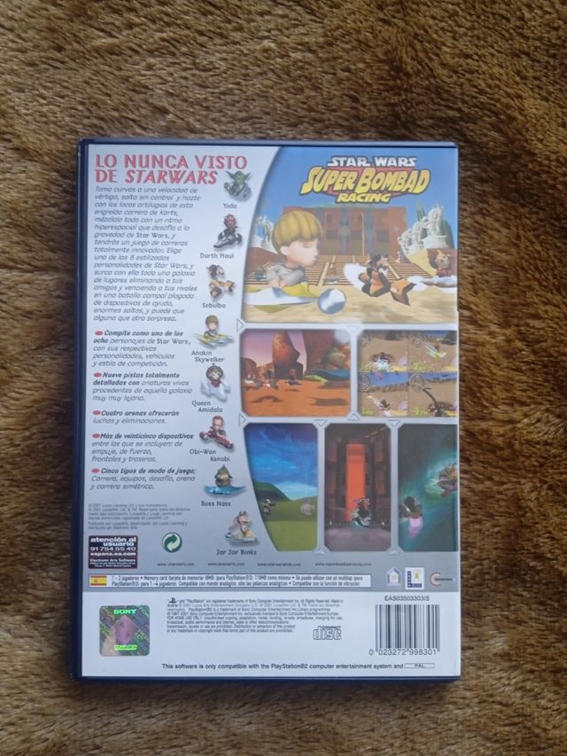 Ps2 star wars super bombad Racing 🇪🇦