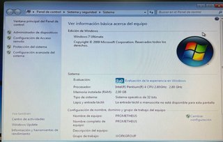 Ordenador INTEL dual Windows